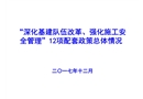 “深化基建队伍改革、强化施工安全管理”12项配套政策总体情况